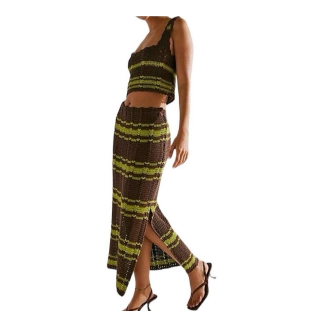 Free People Beach Donni Knit Sweater 2 Piece Set NWOT